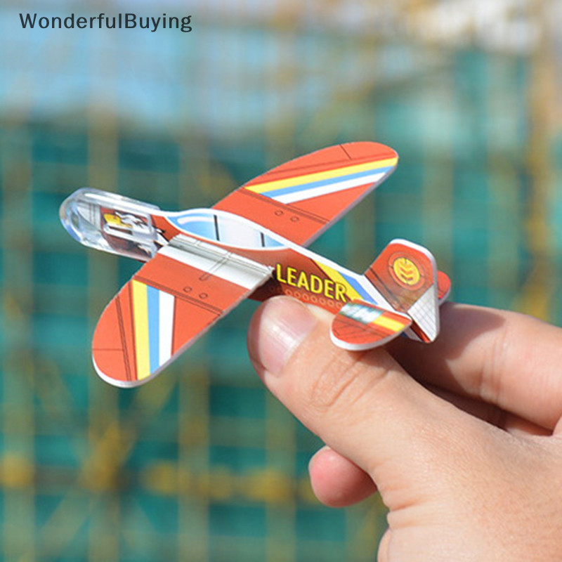 Wbth ของเล่นเครื่องบินรบ โยนมือ ขนาดเล็ก DIY สําหรับเด็ก 5 ชิ้น