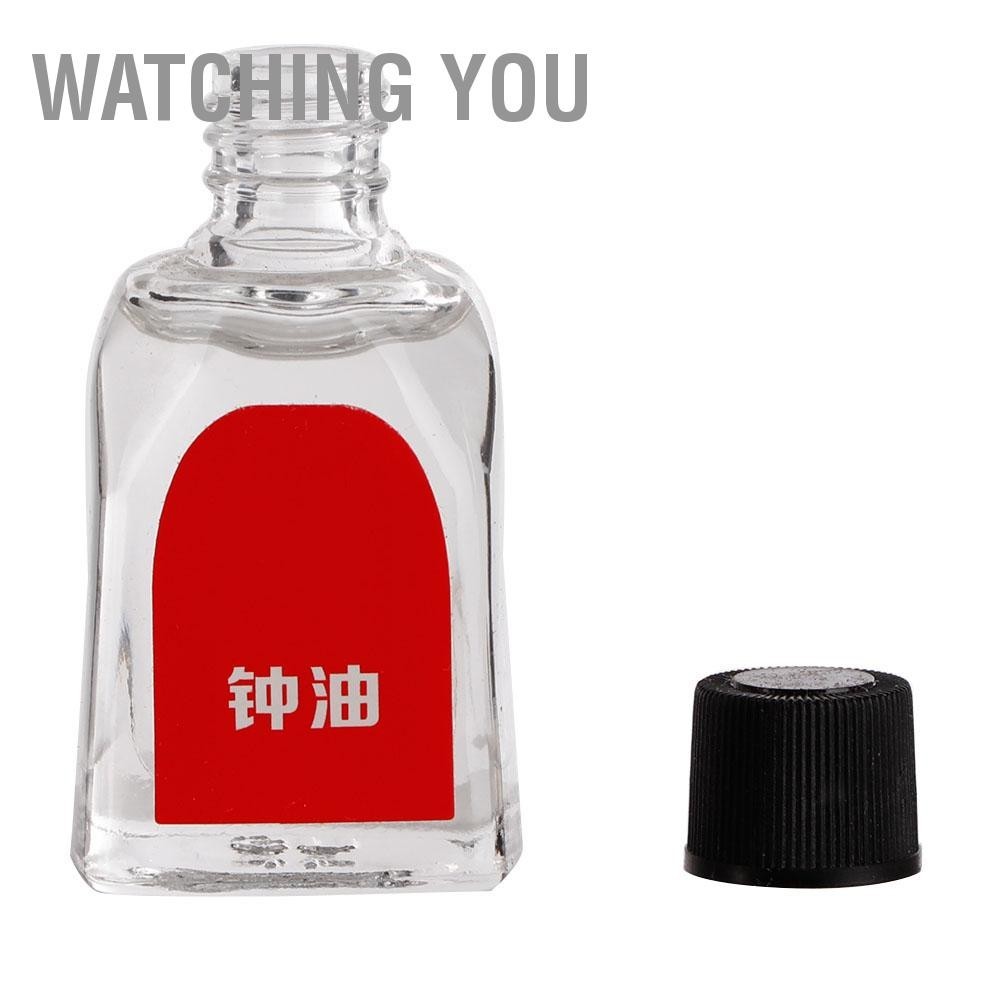 Watching You 15ml นาฬิกา น้ำมัน การบำรุงรักษาทำความสะอาดซ่อมนาฬิกาข้อมือนาฬิกา เครื่องมือ น้ำมันหล่อลื่น