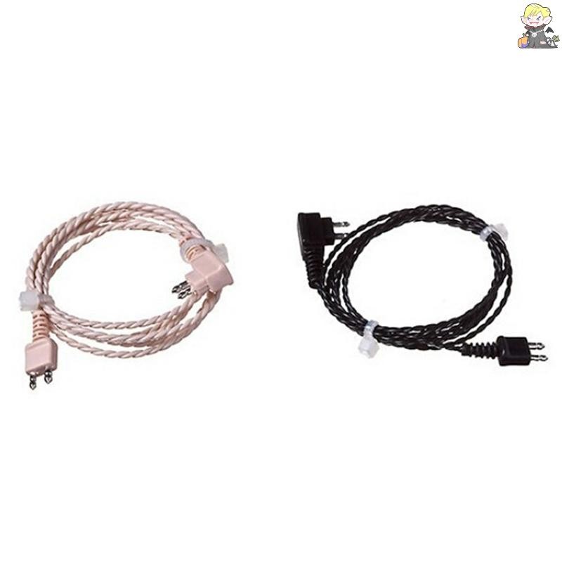 [CLA] สาย 2pin มาตรฐาน 1 ชิ้นสําหรับเครื่องช่วยฟังสายไฟรับสัญญาณเครื่องช่วยฟัง [TH]