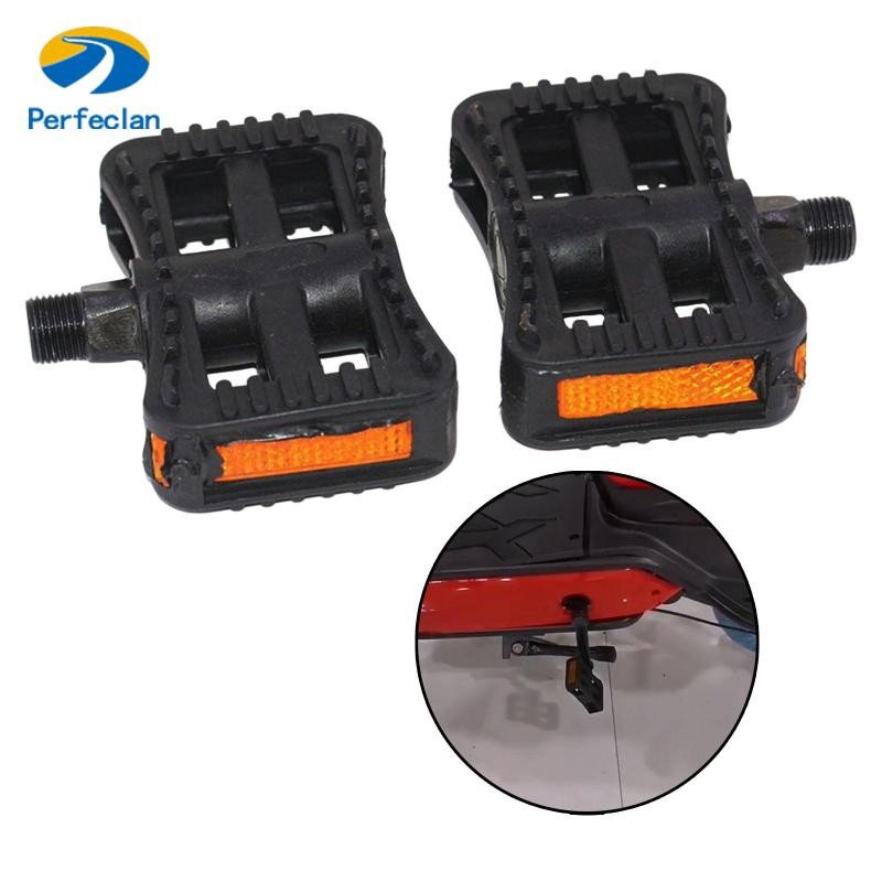 สมบูรณ์แบบ ชุดคันเหยียบไฟฟ้า กันลื่น กว้าง แบน น้ําหนักเบา พร้อมตัวสะท้อนแสง บันไดจักรยานไฟฟ้า อุปกรณ์เสริม สากล - รูปที่ 2