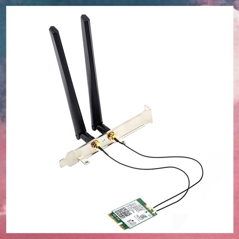 1730mbps Dual Band ไร้สาย AC 9560 ชุดเดสก์ท็อปบลูทูธ 5.0 802.11Ac M.2 CNVI 9560NGW Wifi การ์ด