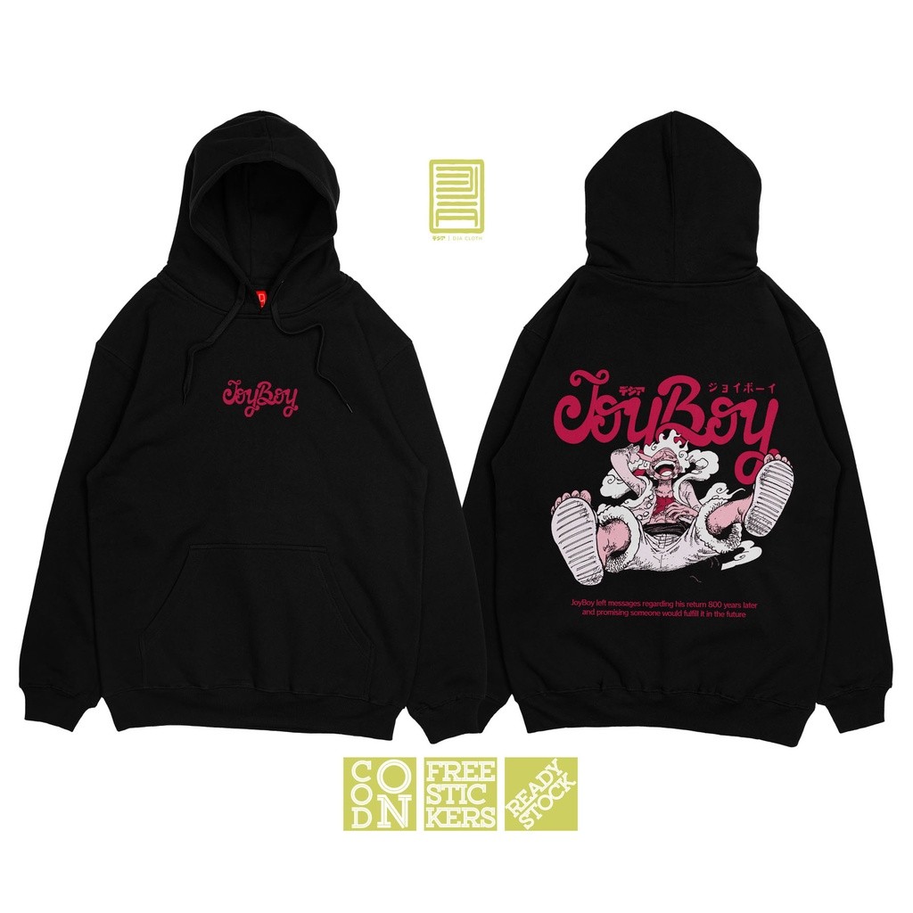 S-5XL Hoodie JOYBOY LUFFY SUN GOD NIKA GEAR 5 HITO HITO ANIME MANGA SWEATER DJA CLOTH