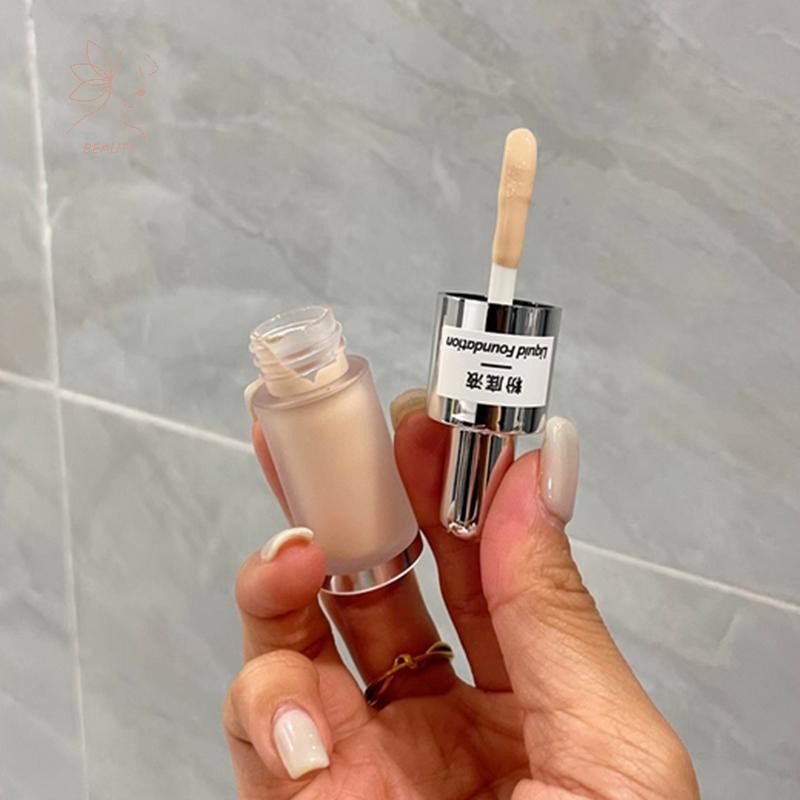 [maybeauty] 1/5pcs 2.5ml ขวดรีฟิล Liquid Foundation Subpackage Travel ขวดเปล่าพร้อม Wand Brush เครื่องสําอางเครื่องมือ {TH} - รูปที่ 2