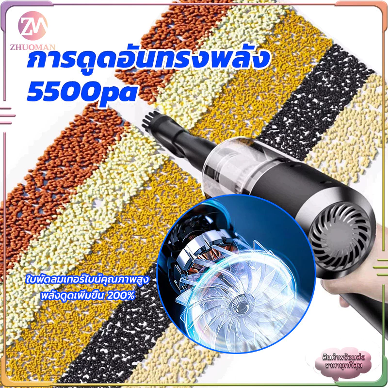 เครื่องดูดฝุ่นไร้สาย สำหรับรถยนต์และในบ้าน thumbnail 5