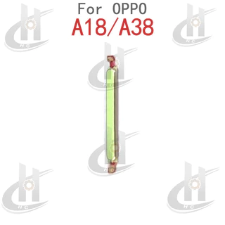 สําหรับ OPPO A18 CPH2591 / A38 CPH2579 ปุ่มปรับระดับเสียงด้านข้าง Flex Cable Keys ปุ่มปิดระดับเสียงปุ่มขึ้นและลงด้านข้างส่วนทดแทน