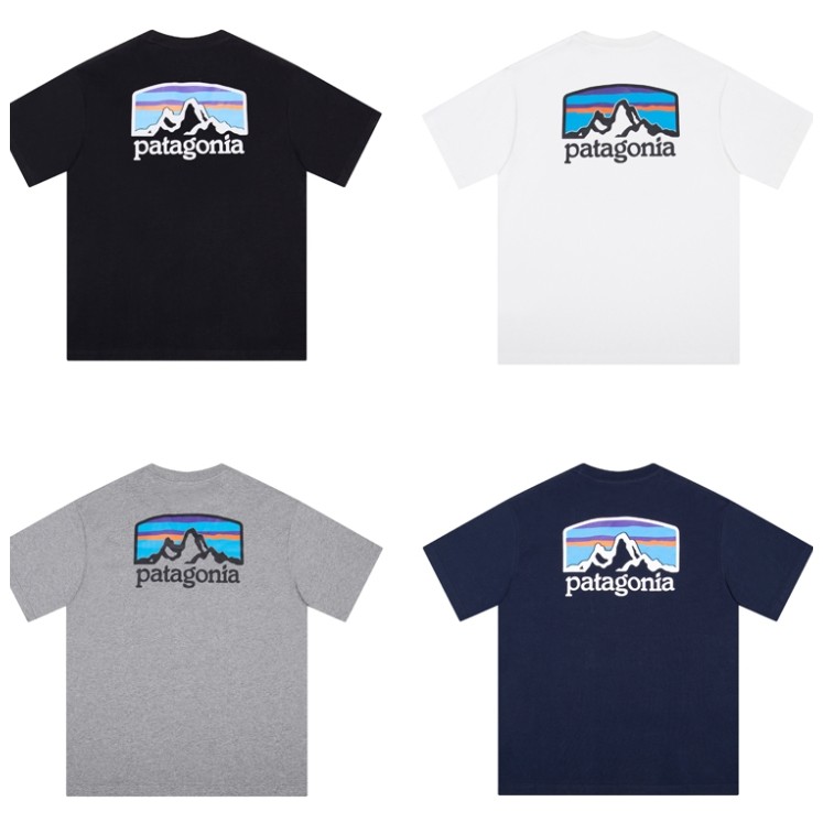 เสื้อยืดแขนสั้นพิมพ์ลาย Bata Mountains คุณภาพสูงผู้ชายผู้หญิงคอกลมกลางแจ้งสั้น @-