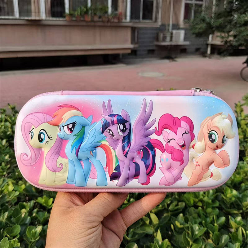 Baoli Pony Pencil Box Three-Dimensional Stationery Box Children Primary School Students Cute Pencil Case Large Capacity Kindergarten Girls xRCu