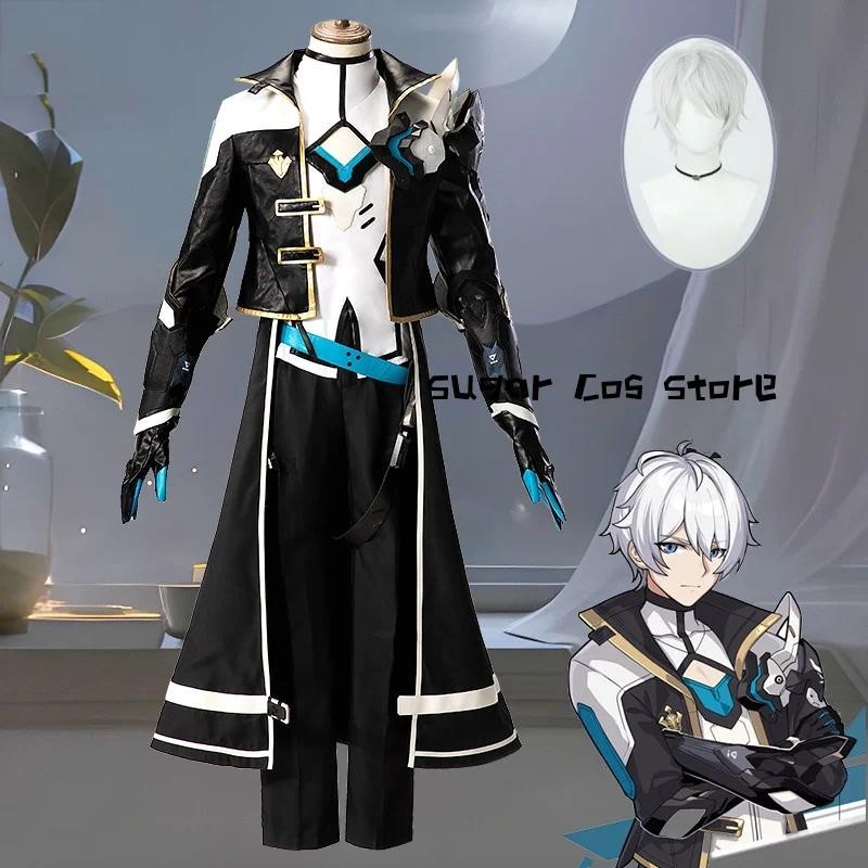 ชุดคอสเพลย์ Honkai Impact3 Kevin Kaslana พร้อมวิก ผม และเสื้อผ้าสำหรับ.party Halloween หรือบทบาทเล่น