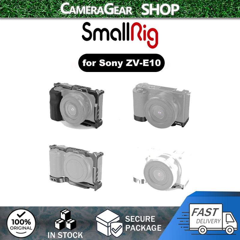 SmallRig ZV-E10 Quick Release Cage/Vlogging Extension Grip for Sony ZV-E10