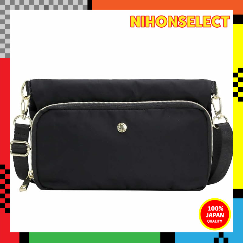 Legato Largo Women's Water-Repellent Shoulder Bag with Wallet Function - LT-E1541