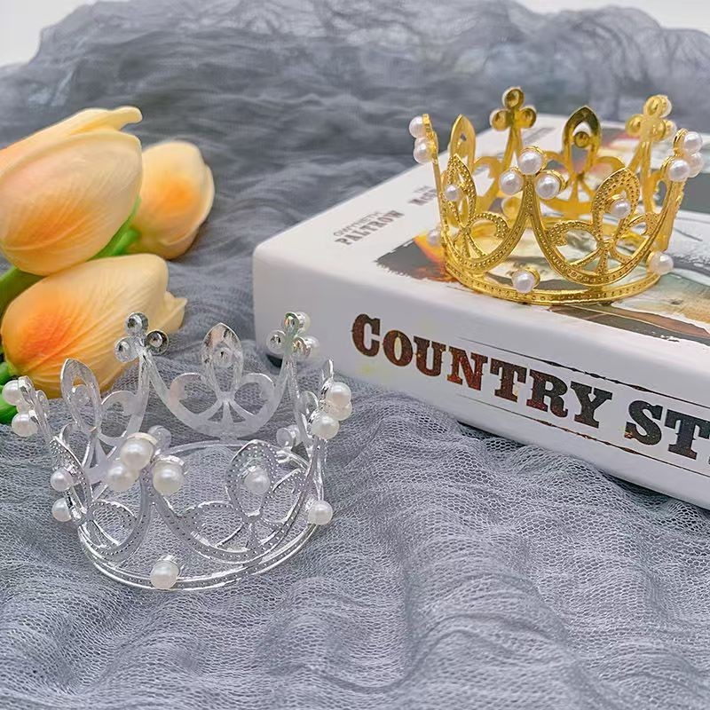 Featured การตกแต่งเค้กมงกุฎ/มงกุฎเด็กแบบวินเทจ/มงกุฎไข่มุก ขนาดเล็ก สําหรับตกแต่งเค้กวันเกิดเด็ก - รูปที่ 6