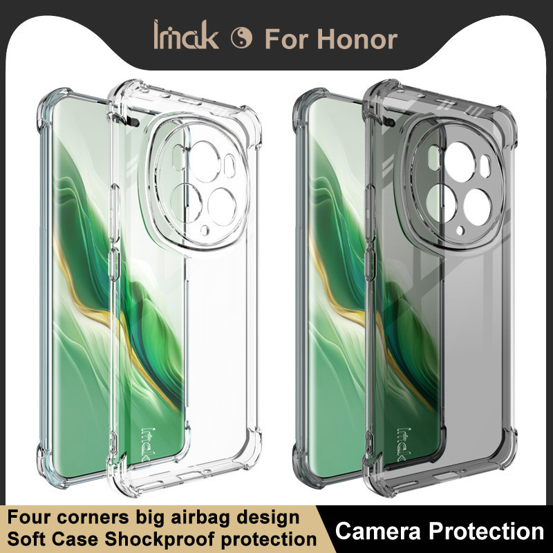 Original Imak Honor Magic 6 Pro 5G ใส กันกระแทก เคส TPU นิ่ม เคสใส ซิลิโคน ด้านหลัง