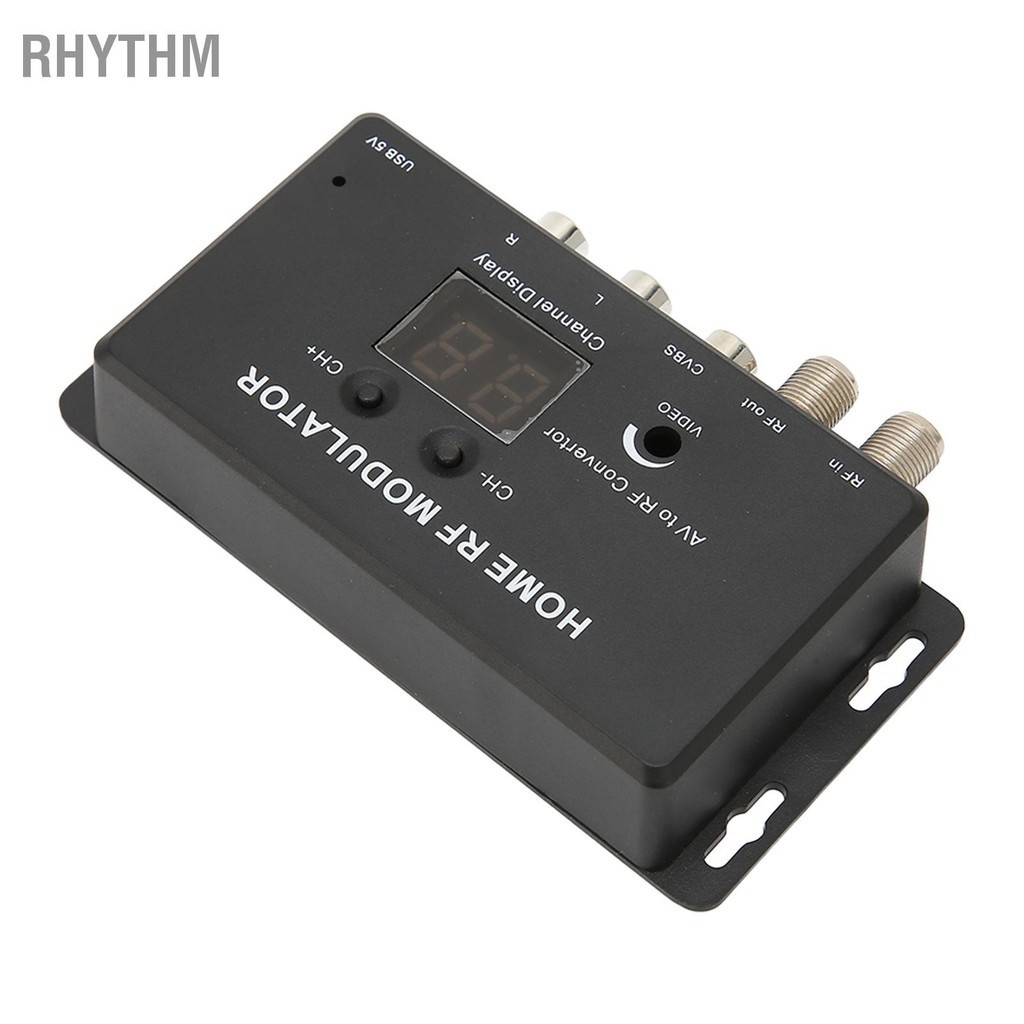 Rhythm M70RV TV Link Modulator รองรับ PAL/NTSC Professional AV to RF Converter สำหรับ Source Set Top Box