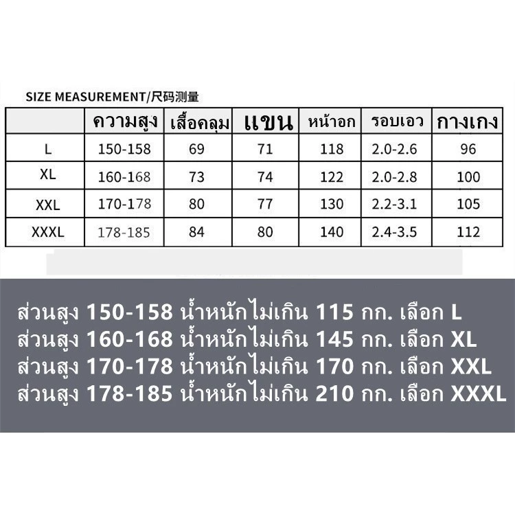 YTL ชุดกันฝนแบบชิ้นเดียว มีแถบสะท้อนแสง thumbnail 3