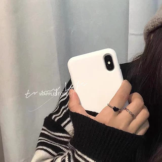 SET01 Siliconeกำมะหยี่ เคสซิลิโคนสีพื้นกำมะหยี่ เคสสำหรับรุ่นไอโฟน11-17ProMax
