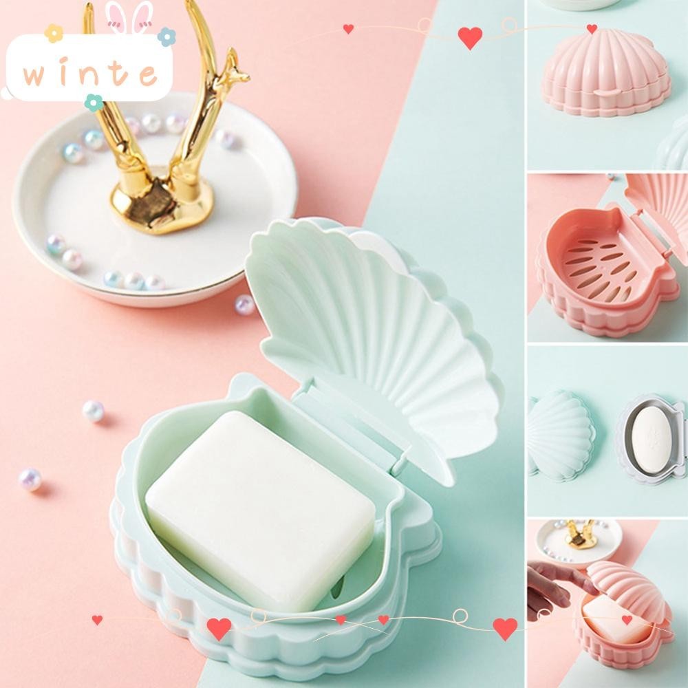 Winte กล่องใส่สบู่ รูปเปลือกหอย แบบพกพา – โปรปัง
