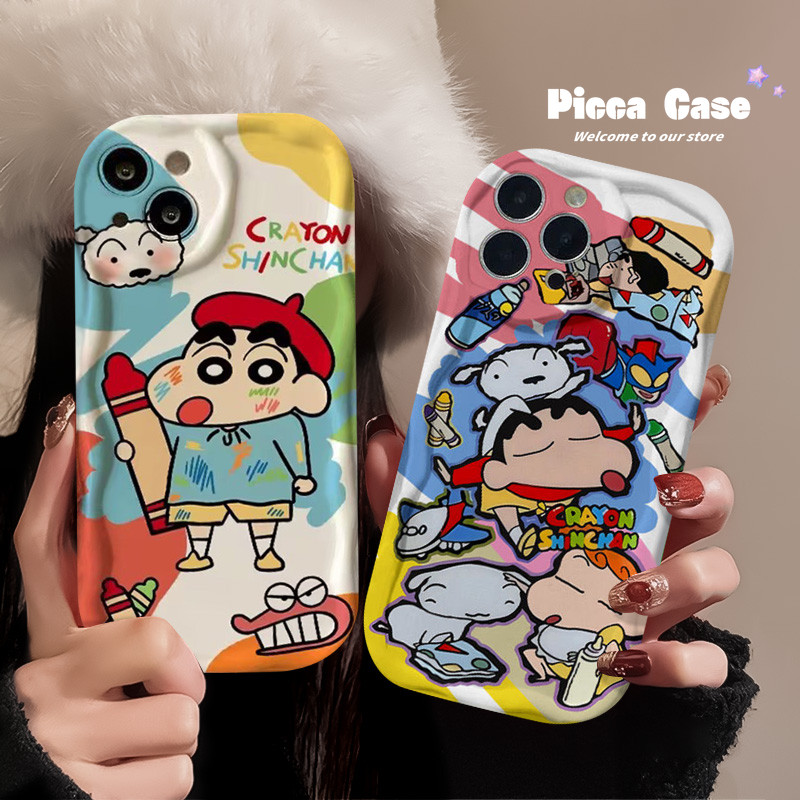 เคสโทรศัพท์มือถือ ลายการ์ตูนชินจัง สําหรับ Infinix Hot 30i 40i 30 20 10 8 11 12 9 Play Camon 20 Pro Smart 8 6 7 Tecno Spark 20C Go 2024 2023 20 Pro 10C 10 Note 12 G96 30 Proเคส chan