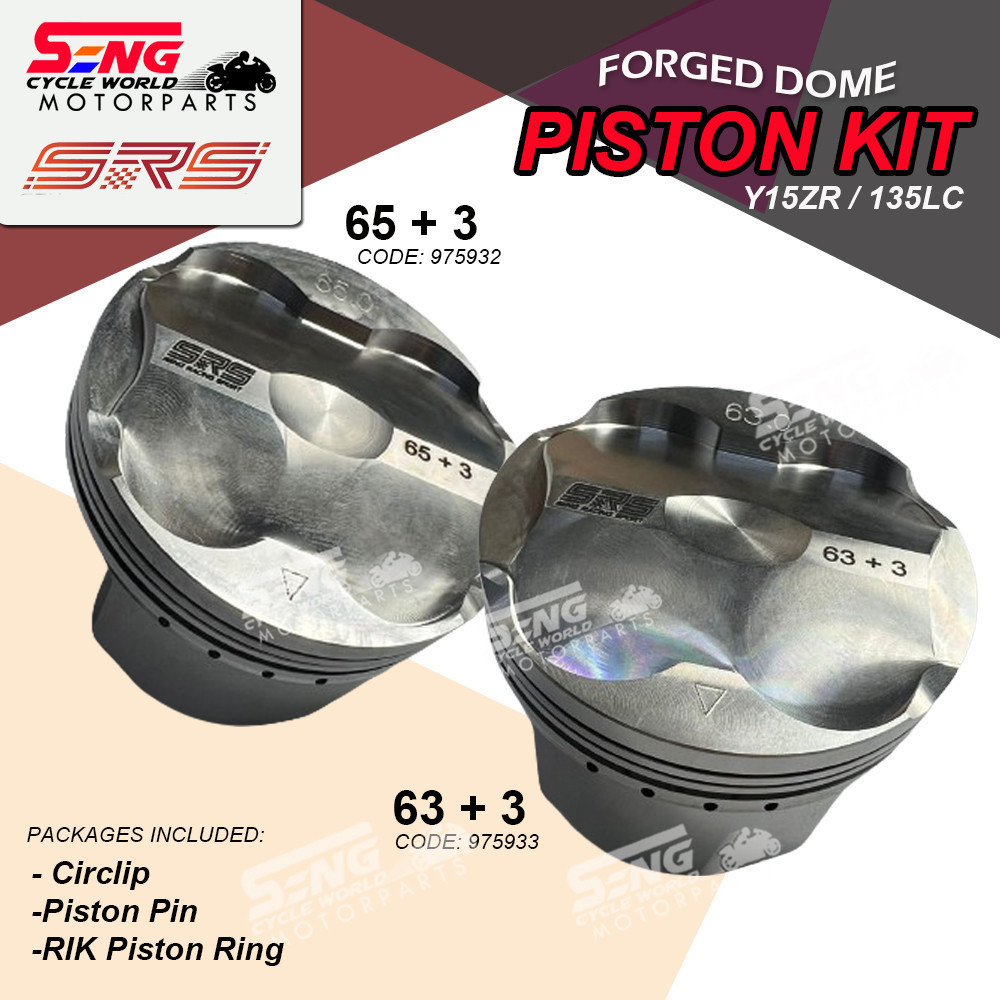 LC135/Y15 ZR PISTON KITS-อาคารโดม