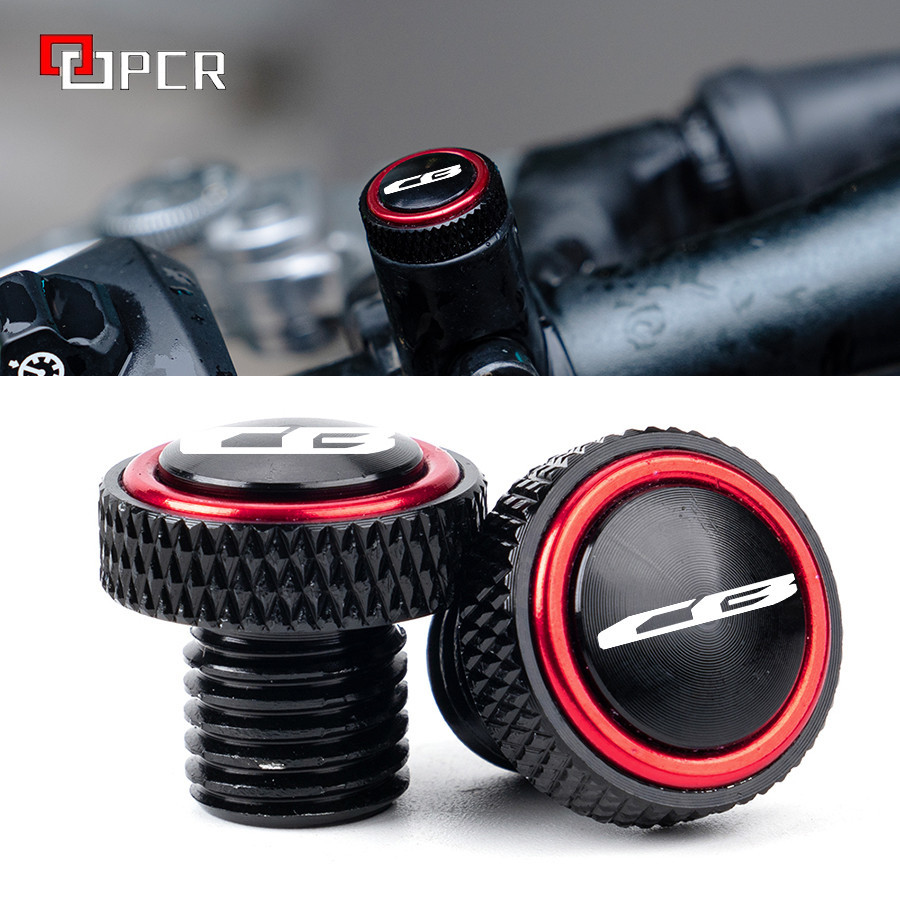 ฝาครอบสกรูกระจก CNC สําหรับรถจักรยานยนต์ Honda CB650R CB 650R 1000R CB650F CB600F CB500X F CB1100 CB
