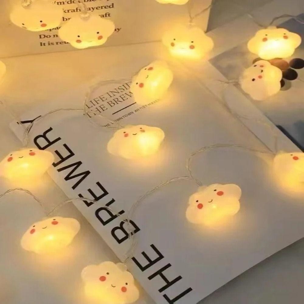 กลับ2ชีวิตบรรยากาศแสง,เมฆดาวสายรุ้งสร้างสรรค์นําสตริงนางฟ้าไฟ,ตกแต่งกลางแจ้งกันน้ําไฟกลางคืนเด็กงานเลี้ยงวันเกิด - รูปที่ 2