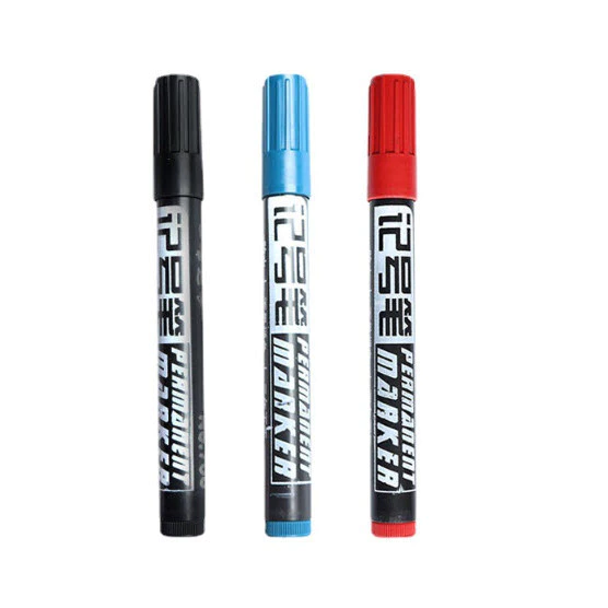 ปากกามาร์คเกอร์.NO700. ถาวร S0210 Permanent Marker Pen มี3สี ปากกาเขียนกล่อง