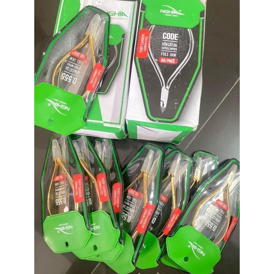 กรรไกรตัดหนังของเวียดนามแท้ 100%  ยี่ห้อ Nghia รุ่น D555ไม่เป็นสนิม Nghia กรรไกรตัดหนังที่ตายแล้วจากเวียดนาม D555 - รูปที่ 2