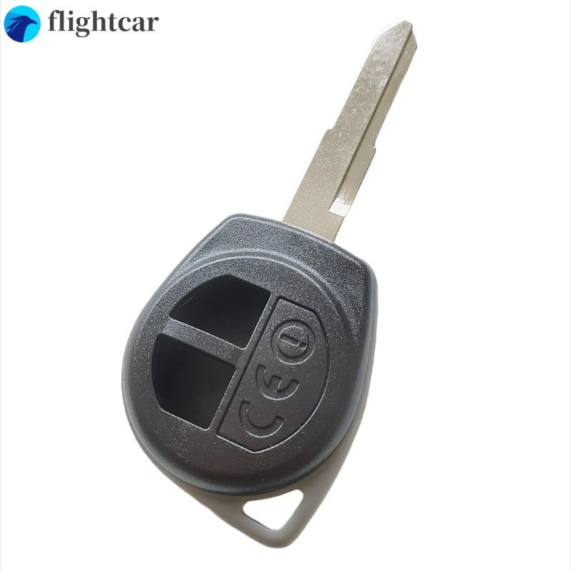 (FT) เคสรีโมตกุญแจรถยนต์ 2 ปุ่ม ลายโลโก้ สําหรับ Suzuki Swift HU133R 1 ชิ้น