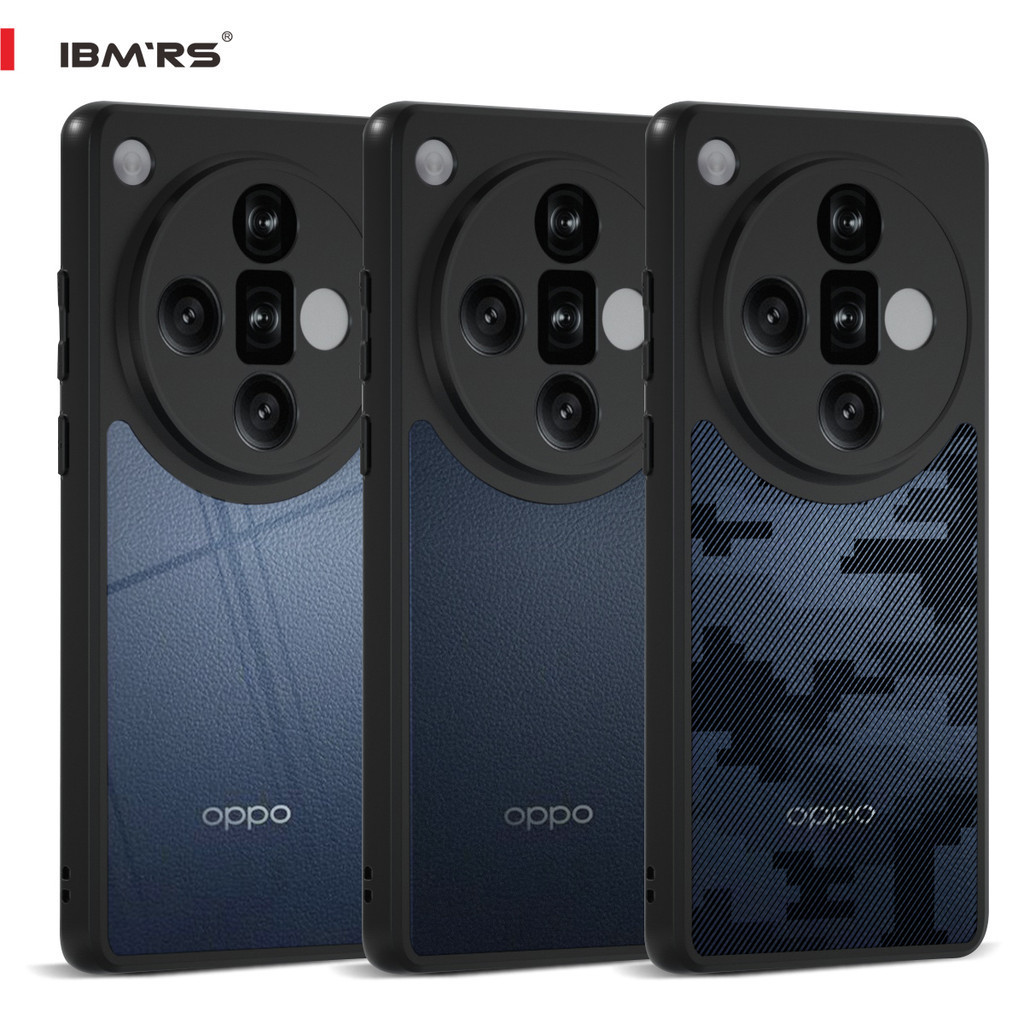Bmrs เคสโทรศัพท์มือถือแบบแข็ง ใส ลายพราง สําหรับ oppo find x7 ultra
