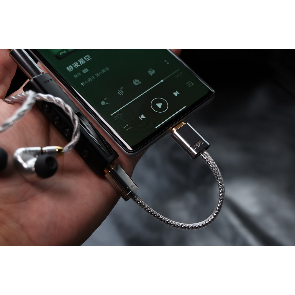 Dd ddHiFi TC09S MFi09S สายเคเบิล Type-C OTG ทองแดงบริสุทธิ์ ไร้ออกซิเจน