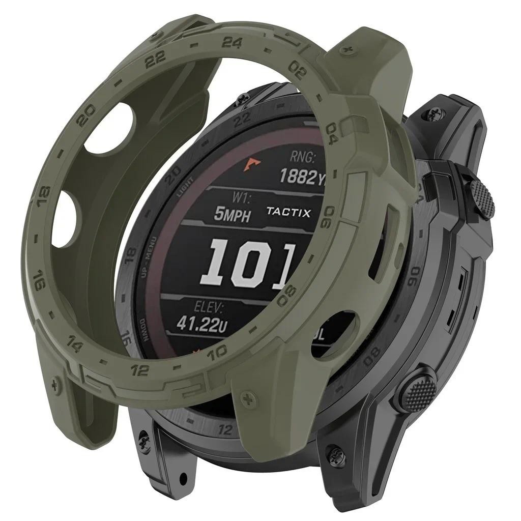 เคสซิลิโคน TPU นิ่ม แบบใส ลาย Garmin Fenix 7X Pro 6X 5X Tactix 7 Pro Fenix 7 6 5 Enduro 2 สําหรับ Garmin Tactix 7