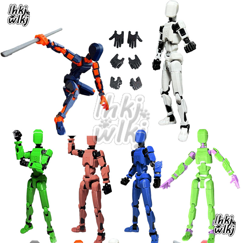 โมเดลฟิกเกอร์ Lucky 13 Dummy 13 3D ของเล่นสําหรับเด็ก