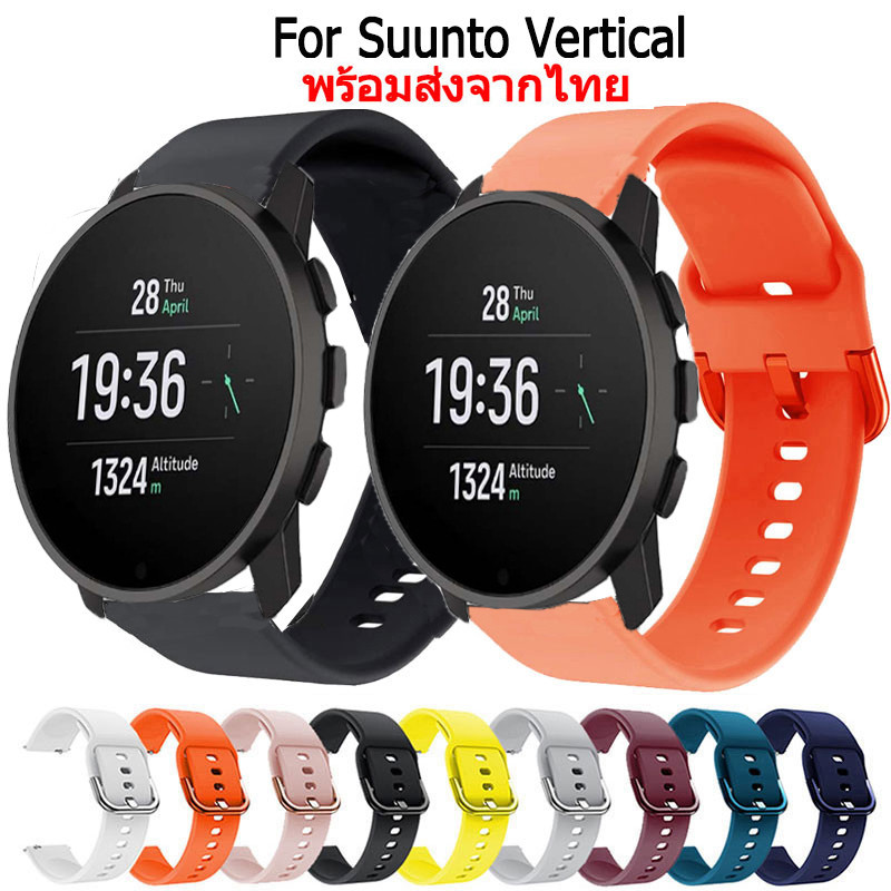 สายนาฬิกา สําหรับSuunto Vertical สายนาฬิกาข้อมือยางซิลิโคน สําหรับ  suunto vertical  Smart Watch สมา