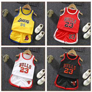 [ZY] 70-160 พร้อมส่ง ชุดกีฬาบาสเก็ตบอล แขนกุด แบบแห้งเร็ว เข…