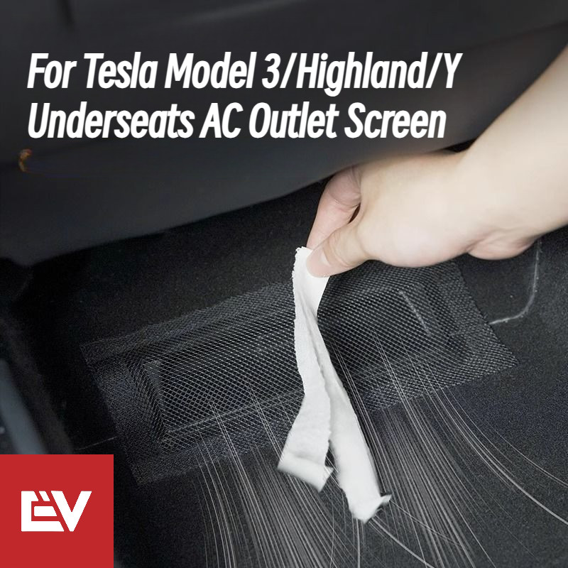 สําหรับ Tesla Model 3/Highland/Model Y/Juniper AC Outlet Cover Underseats