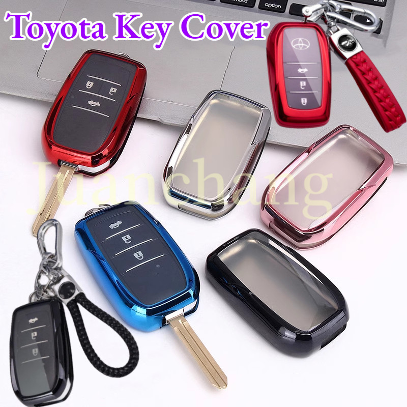 🔥Shock Price🔥เคสกุญแจรีโมทรถยนต์ แบบพับได้ สําหรับ กล่องใส่กุญแจแบบพับได้ Toyota vios yaris camry TPU ซองกุญแจรถยนต์ เคสกุญแจรถยนต์ถสำหรับ TOYOTA