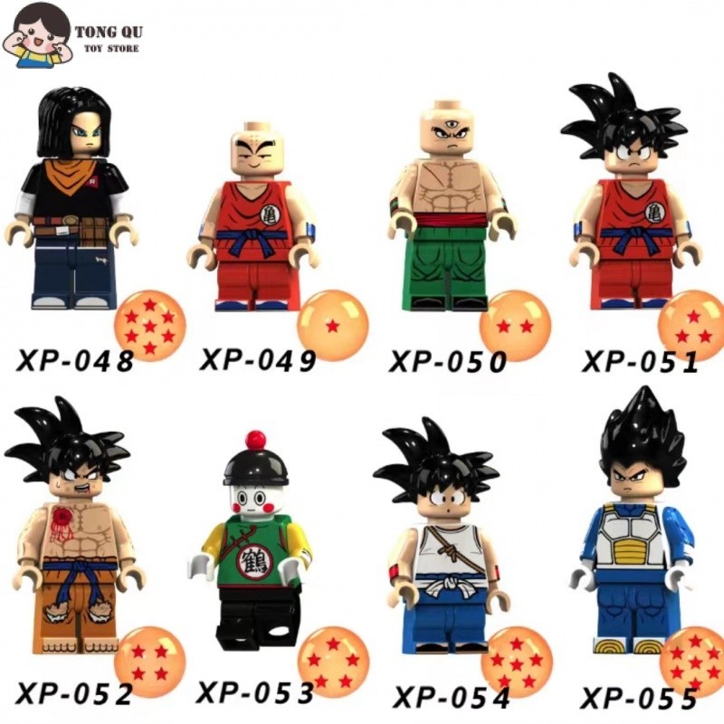 โมเดลฟิกเกอร์การ์ตูนอนิเมะ DRAGON BALL Building Block ของเล่น ของขวัญวันเกิด สําหรับเด็ก