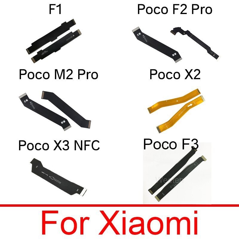 อะไหล่เมนบอร์ดหน้าจอ LCD สายเคเบิลอ่อน แบบเปลี่ยน สําหรับ Xiaomi Mi Pocophone F1 Mi Poco F2 Pro M2 Pro X2 X3 NFC F3