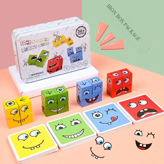 ฝึกความจำ ฝึกความไว เกมส์เสริมพัฒนาการลูกเต๋าใบหน้าเปลี่ยน