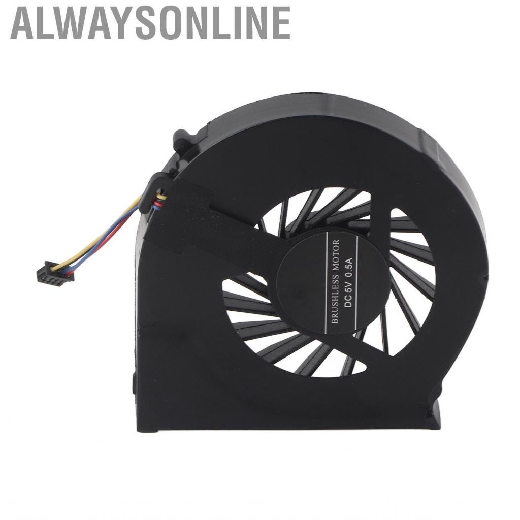 Alwaysonline CPU Cooling Fan 4 Pin Connector Replacement Laptop Internal Cooler Suitable for HP Pavilion G4 2000 G7 G6