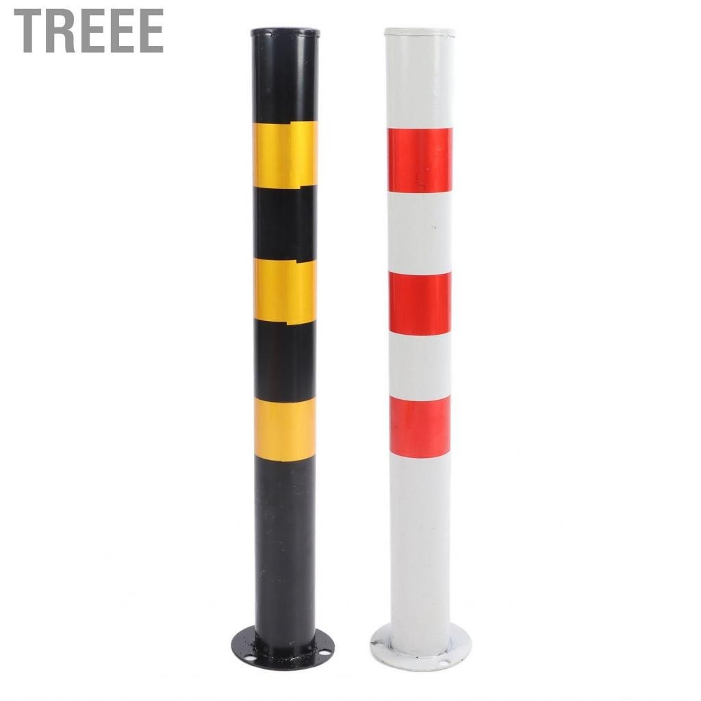 Treee Safety Bollard Post  Chamfered Edges 3in Diameter Cold Rolled Steel for Public Activity