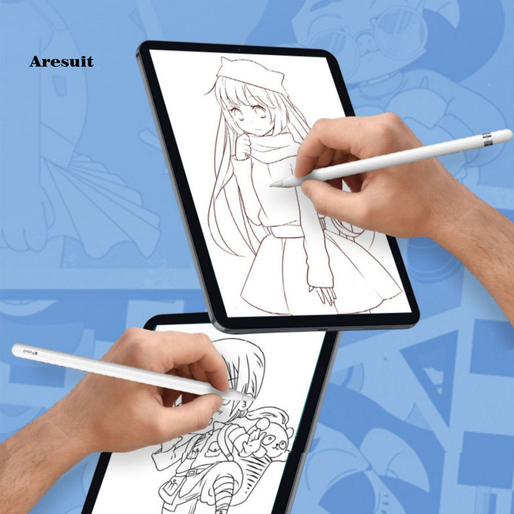 [Aresuit] หัวปากกาแท็บเล็ต กันลื่น ทนต่อการสึกหรอ แบบเปลี่ยน สําหรับ Apple Pencil 1st 2nd