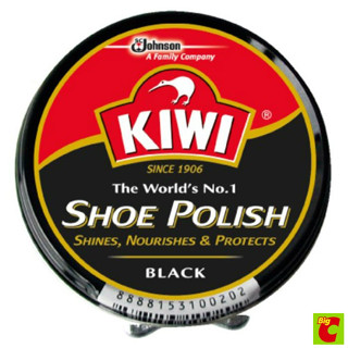 กีวี ขี้ผึ้งขัดรองเท้า สีดำ ขนาด 45 มล.