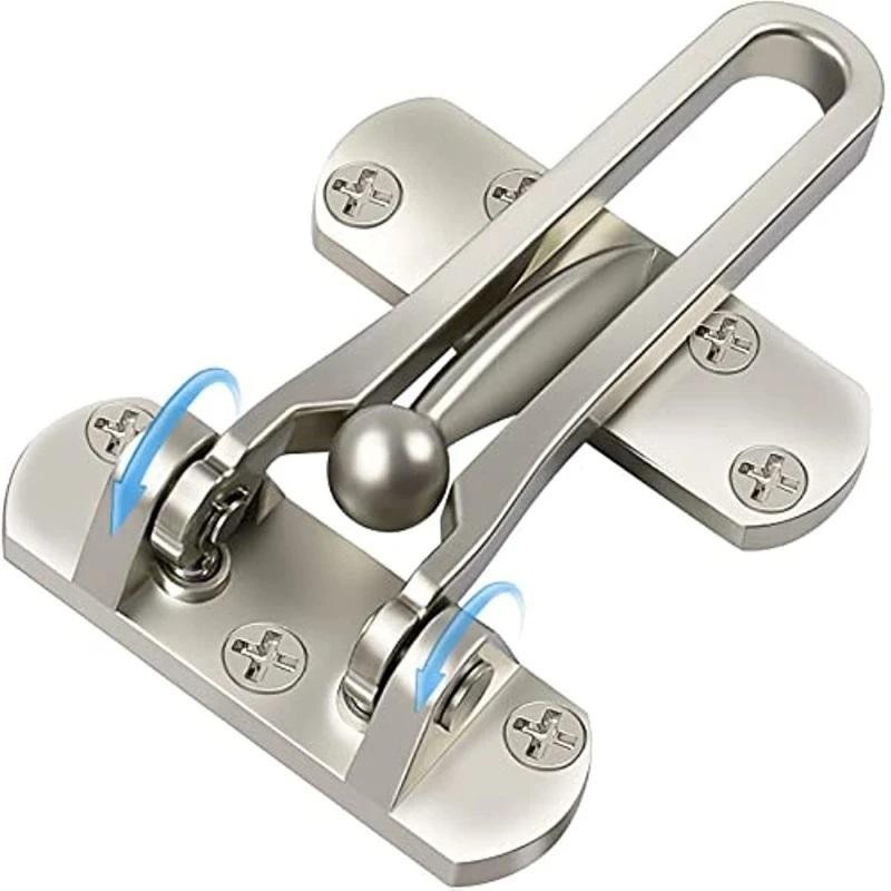 กลอนรูดซิ้งค์ (Door Guard) ชุบนิเกิ้ล สแตนเลส #D003