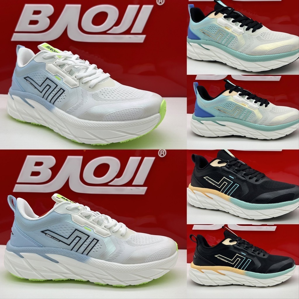 [New 03/2024][รองเท้าวิ่ง] BAOJI บาโอจิ รองเท้าผ้าใบผู้ชาย bjm790