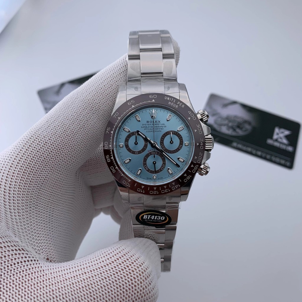 นาฬิกาข้อมือ Bt Factory Watch m116506- 0001 Ice Landi 4130 Movement โครโนกราฟ สเตนเลส 904L 40 มม.