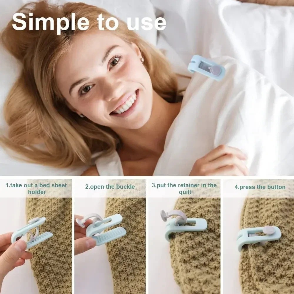 คลิปหนีบผ้าปูที่นอน