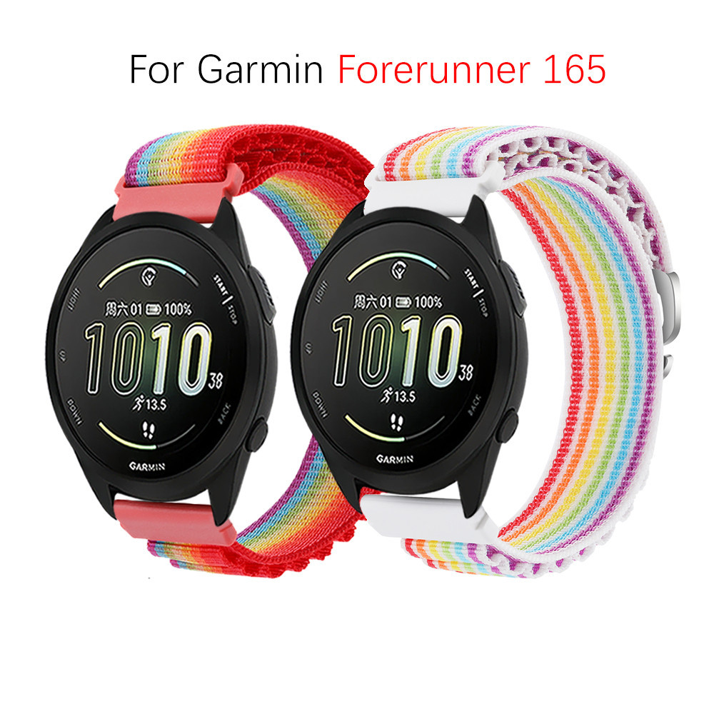 Alpine loop สายไนลอนสําหรับผู้เบิกทาง Garmin 165 / 165 Music SmartWatch band bracelet