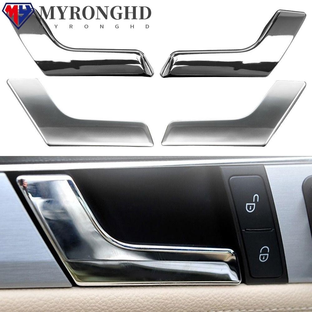 Myronghd มือจับประตูรถยนต์ โครเมี่ยม สําหรับ C-Class W204
