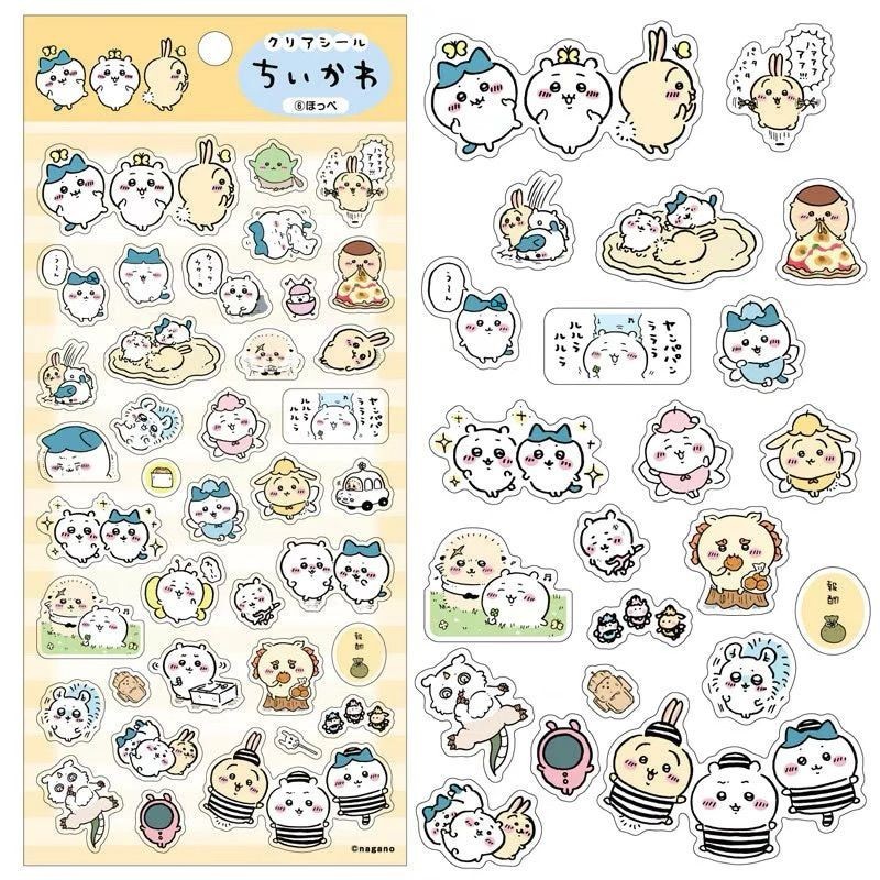 Chiikawa สติกเกอร์ PVC ลายกระสุนน่ารัก สําหรับตกแต่งสมุด Diy