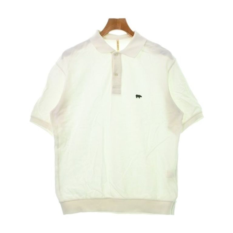 Polo Si SCYE BASICS M asics Shirt White Direct from Japan Secondhand
